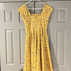 Timeless London Yellow Floral Dress
